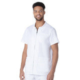 Men’s Zip-Front Collared Top