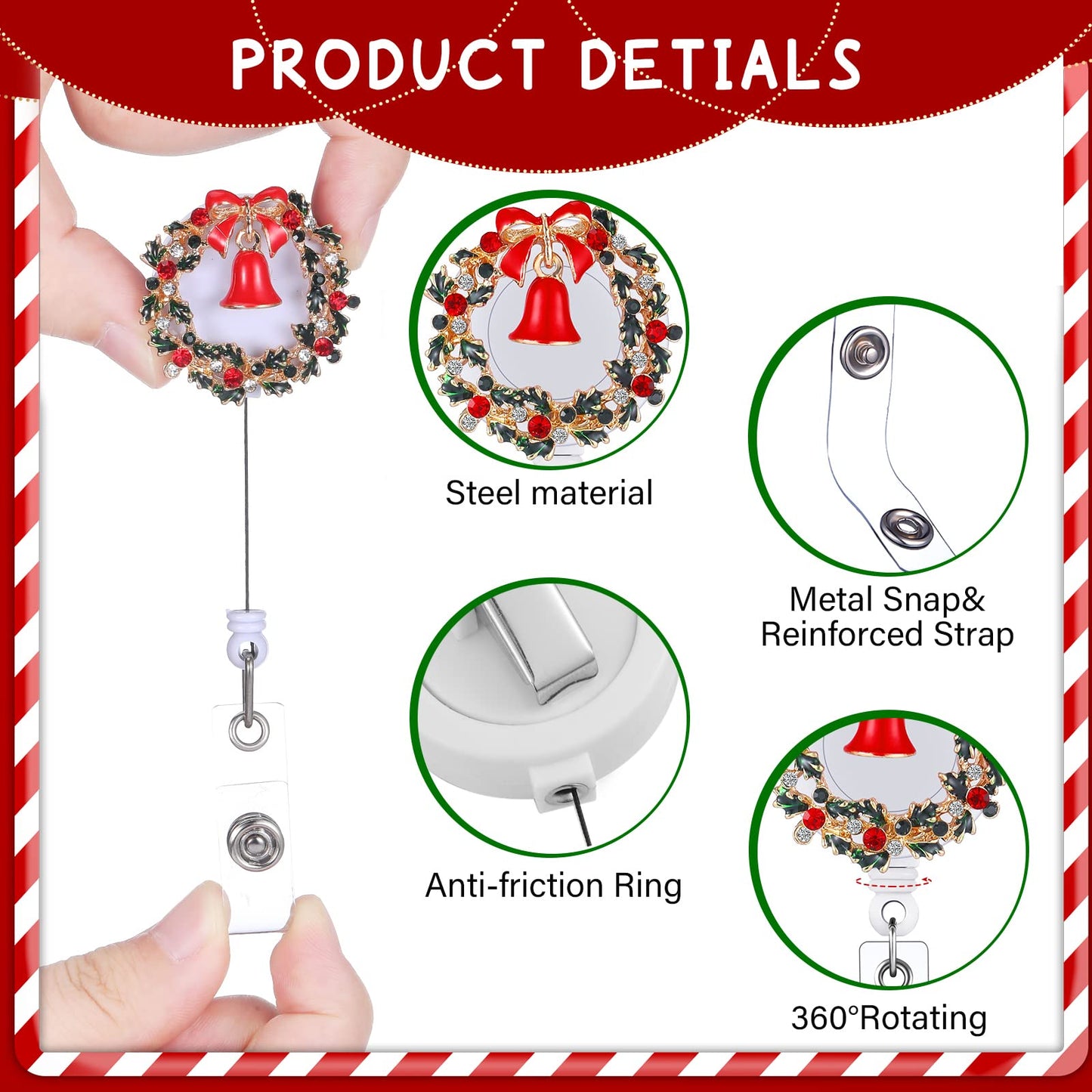 Soaring Santa Badge Reel