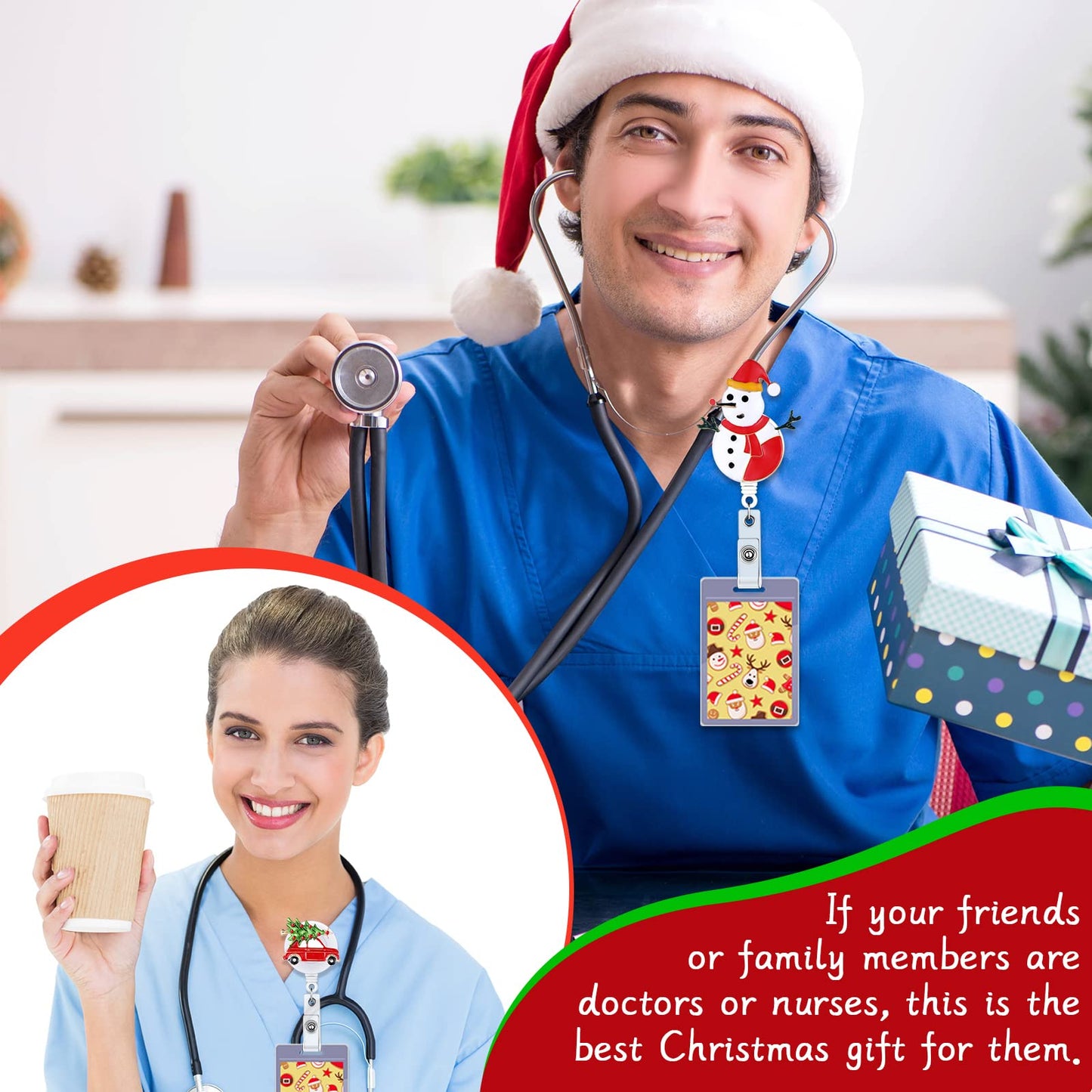 Soaring Santa Badge Reel
