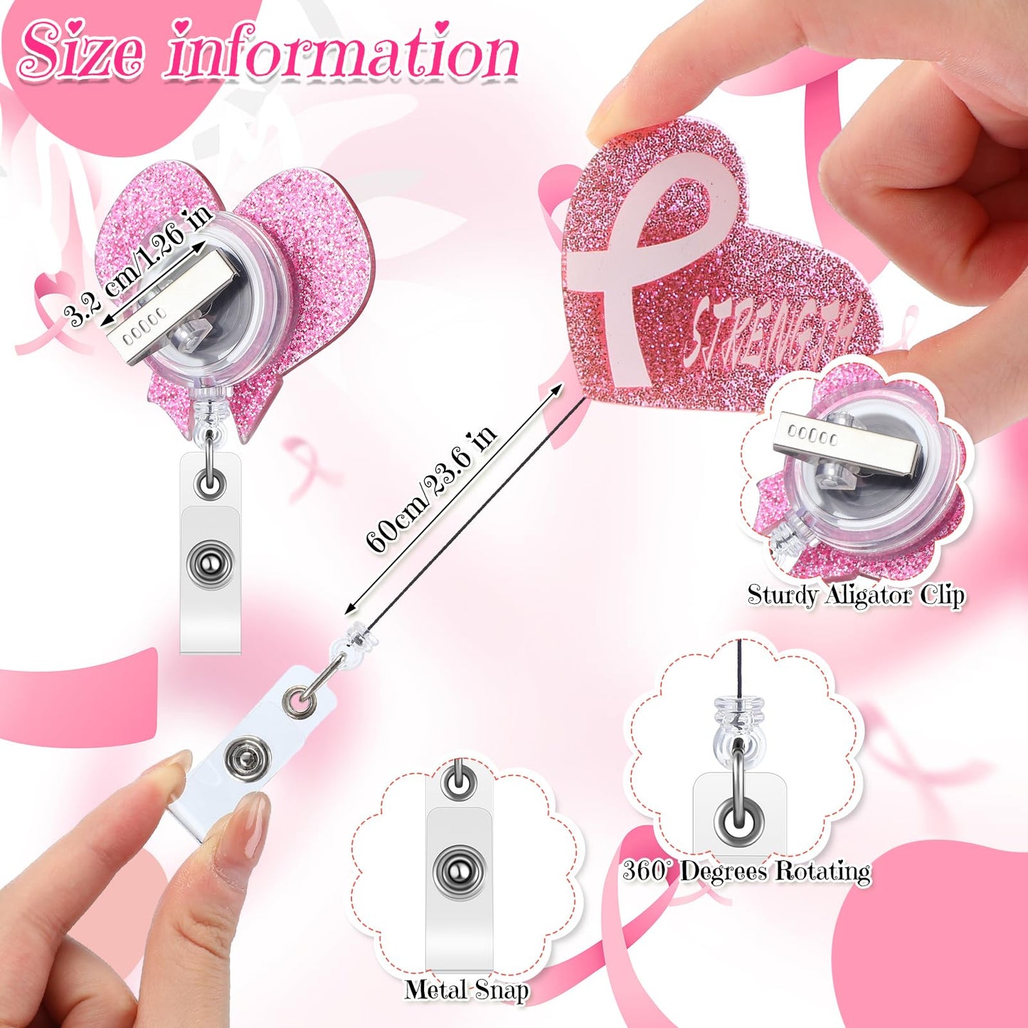 Ribbon of Hope Badge Reel