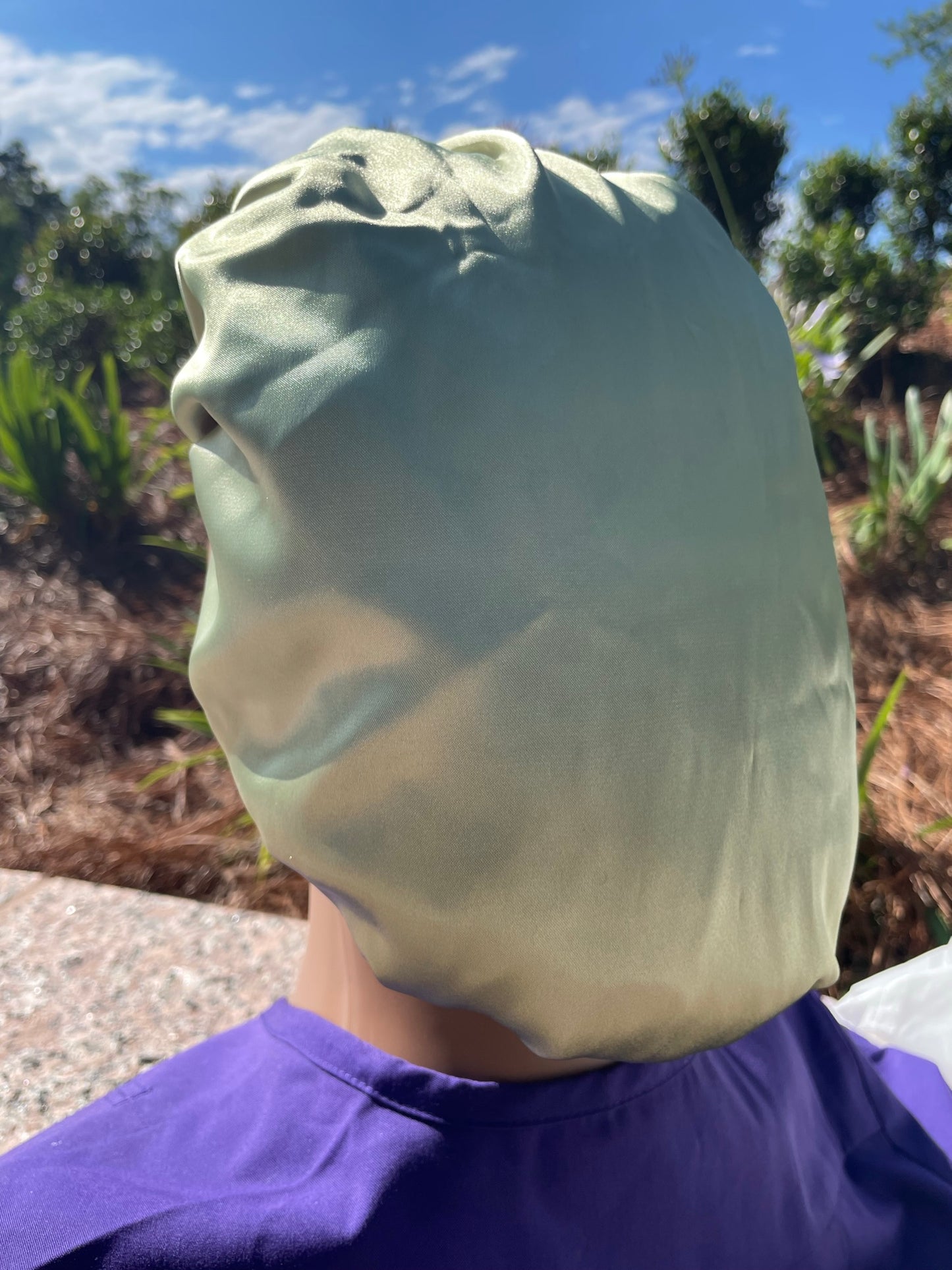 Floral Scrub Cap- Satin Lined