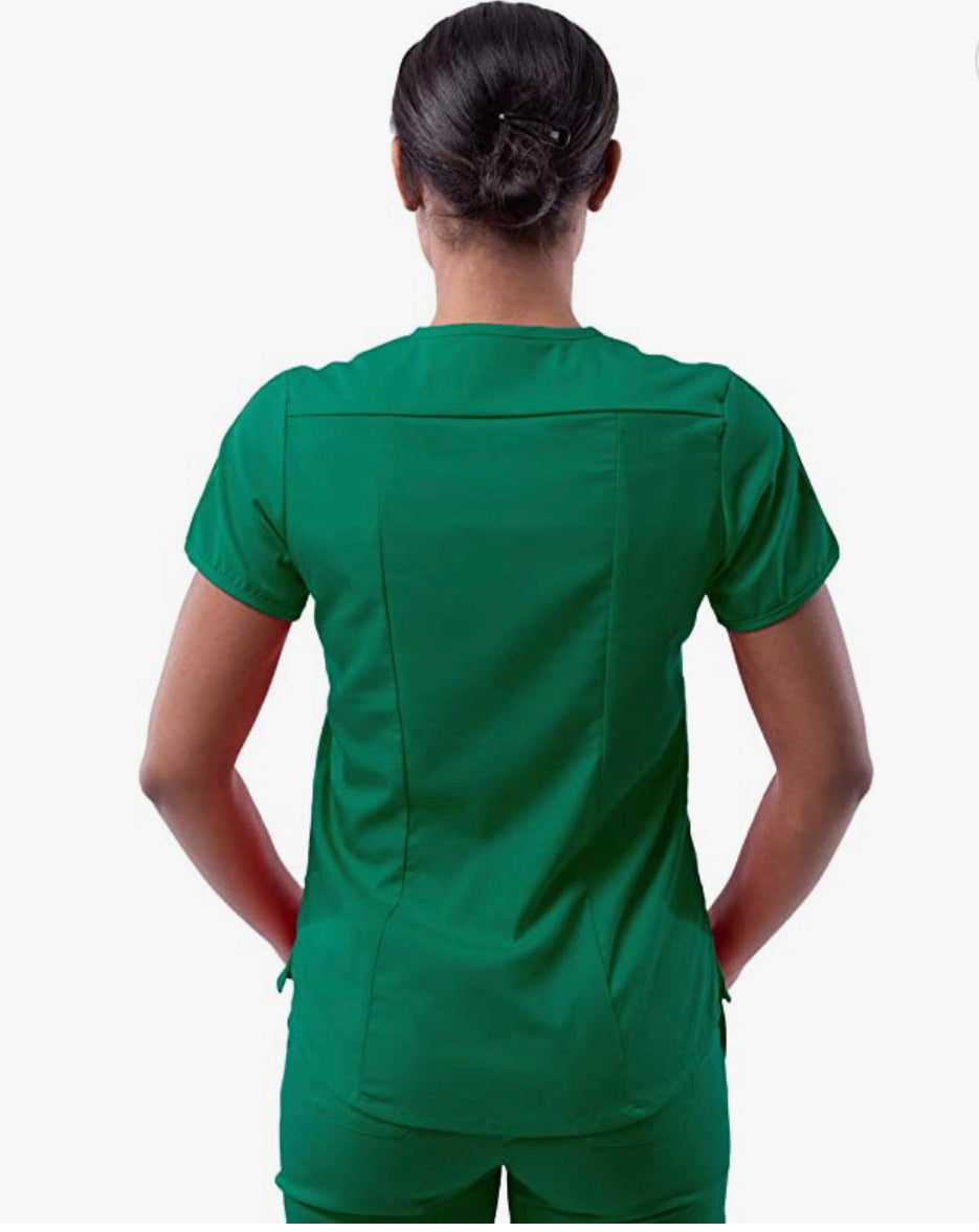 ADAR PRO WOMEN’S TAILORED V-NECK (P7002)