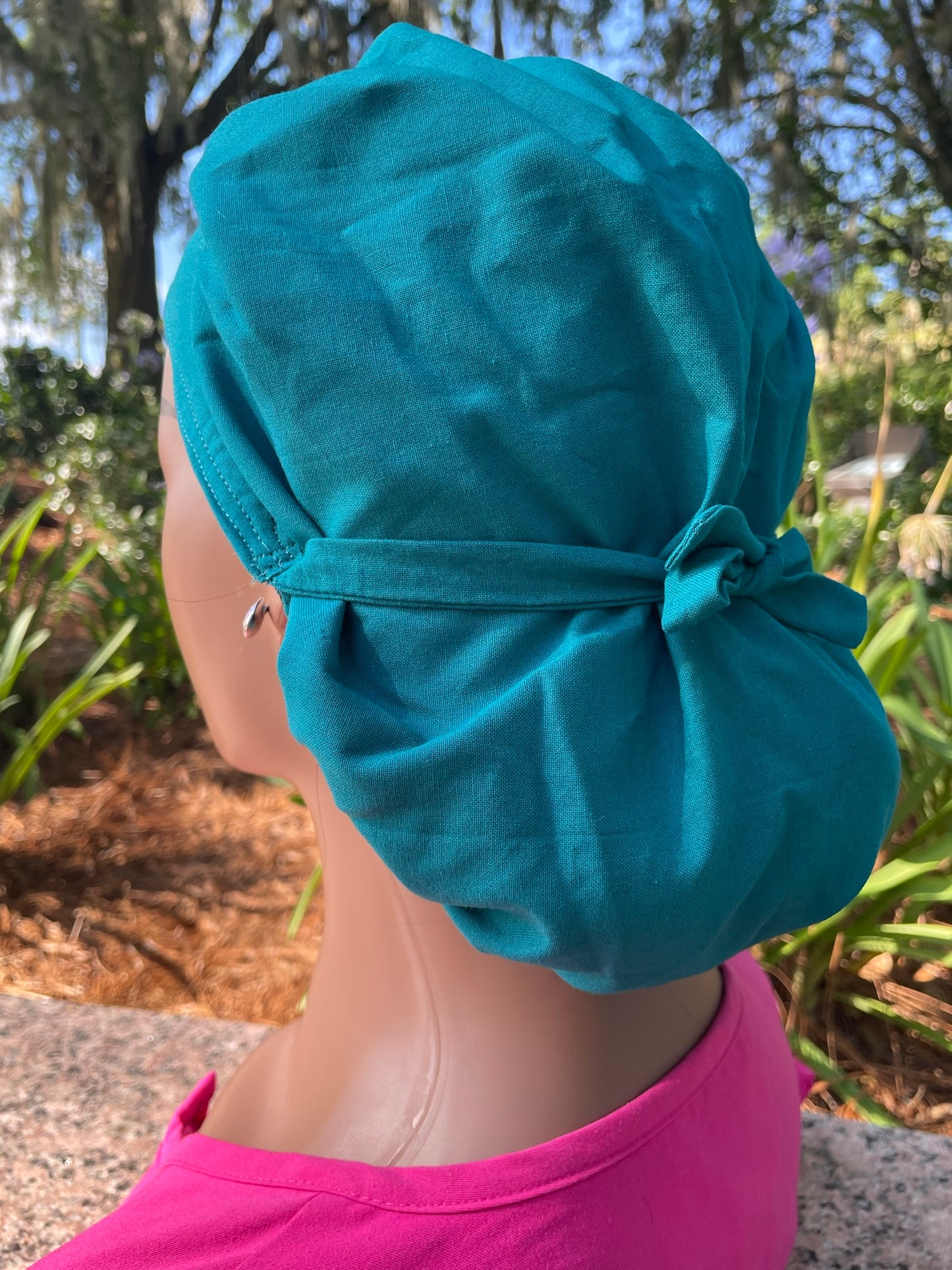 Scrub Cap Solid-Satin Lined