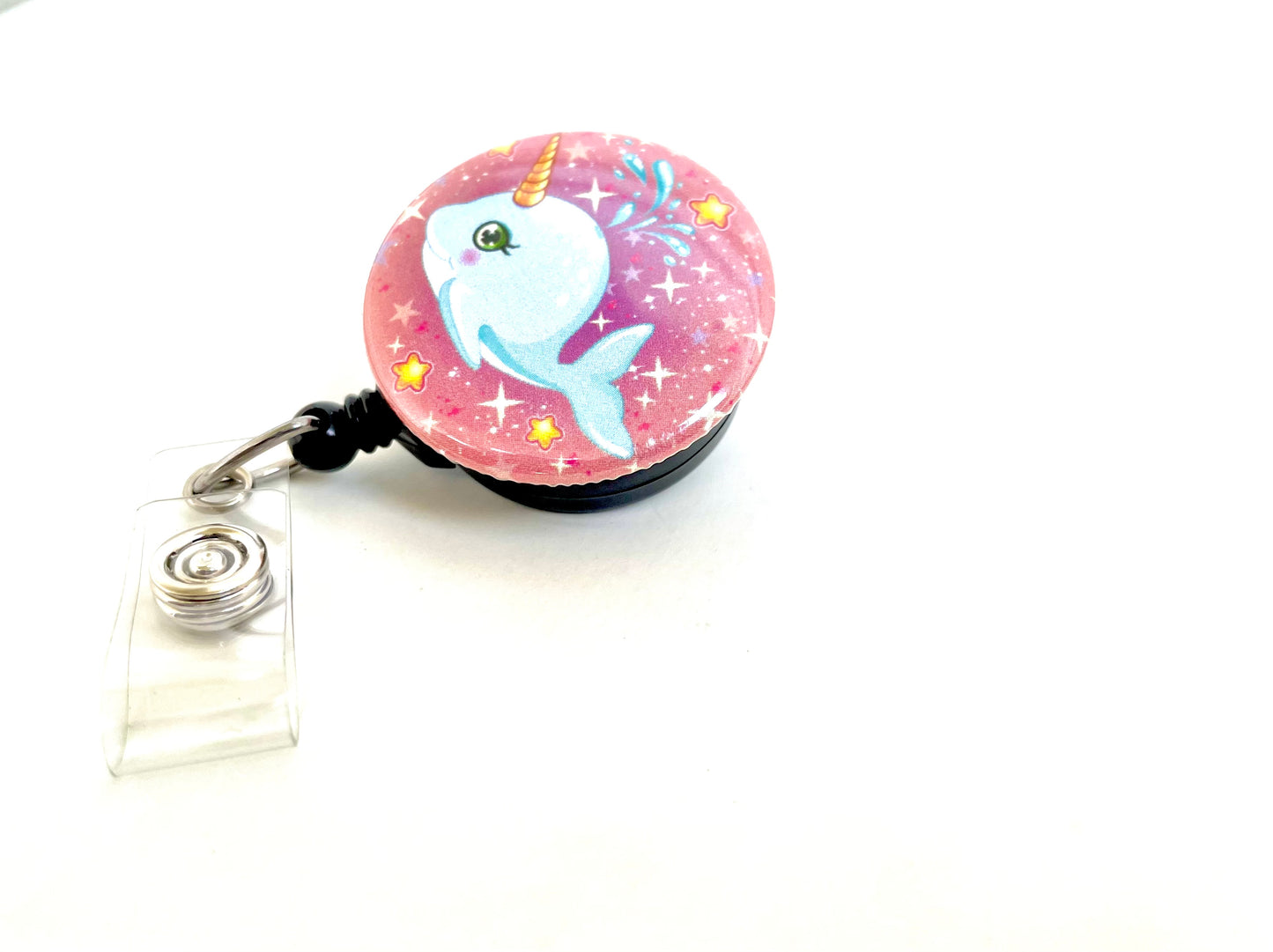 Narwhal Badge Reel