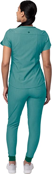 ADAR Pro Women's Tailored V Neck Scrub Top (P4212)