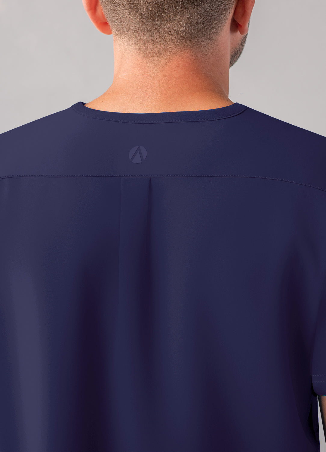 ADAR Addition Men's Modern Multi-pocket V-Neck Scrub Top (A6010)