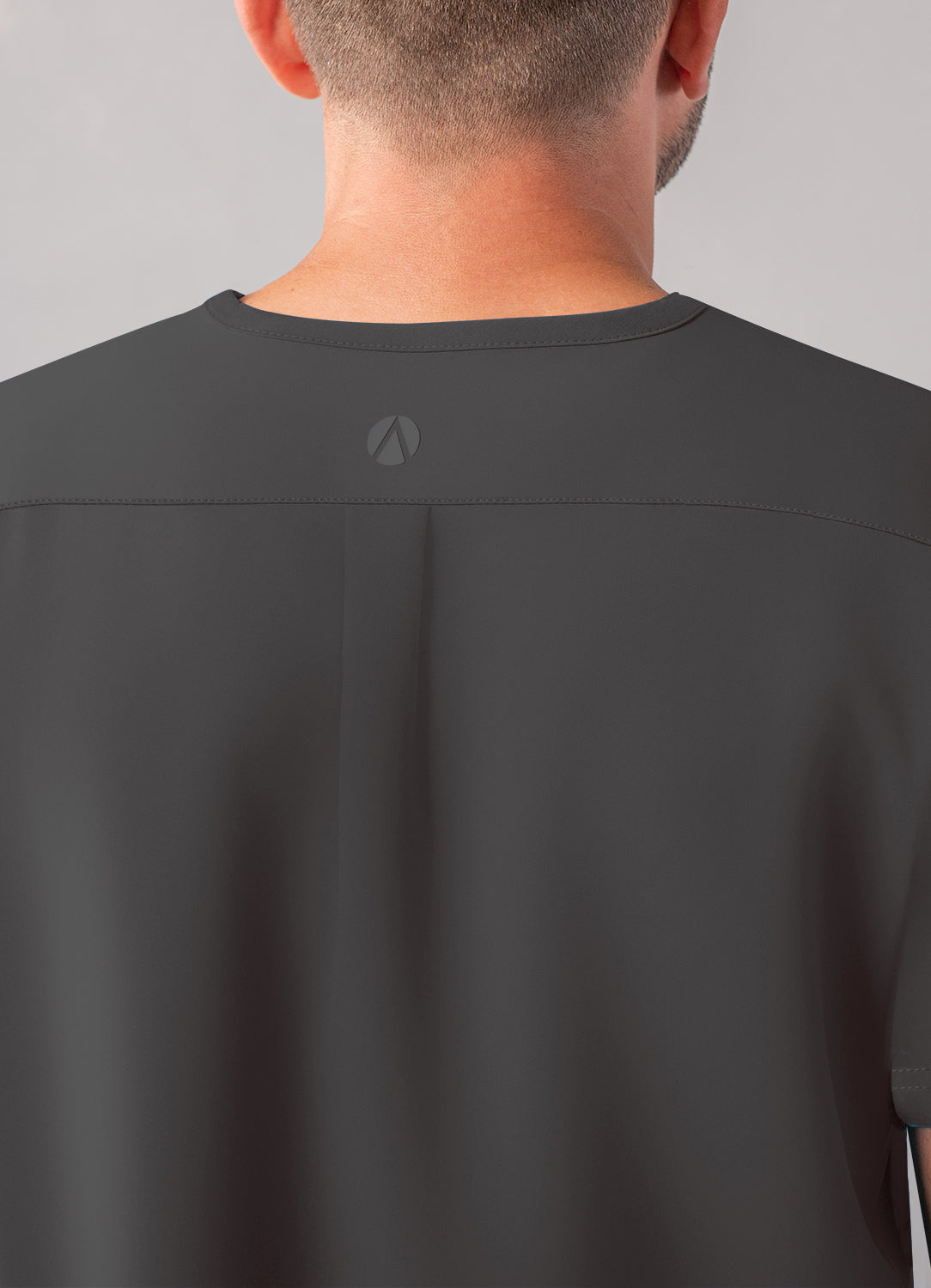 ADAR Addition Men's Modern Multi-pocket V-Neck Scrub Top (A6010)