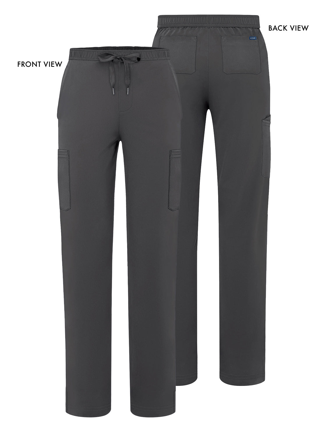 ADAR Addition Men's Slim Leg Cargo Drawstring Pant (A6106)