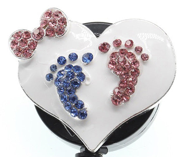 Baby Feet - Dazzle Badge Reel