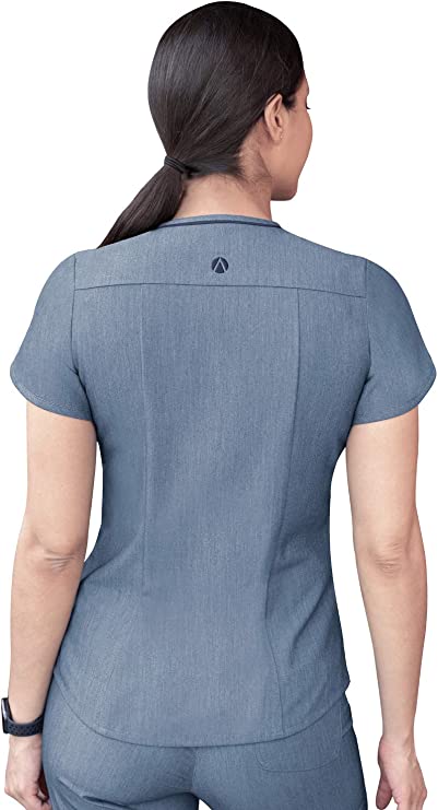 ADAR Pro Women's Tailored V Neck Scrub Top (P7002)