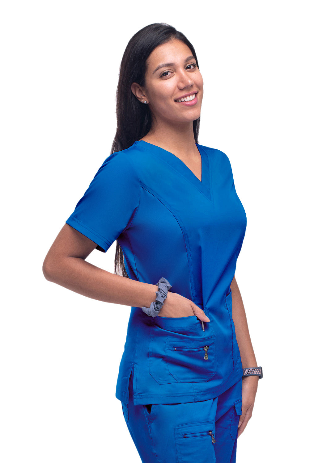ADAR Pro Womens Elevated V-neck Scrub Top (P4212)