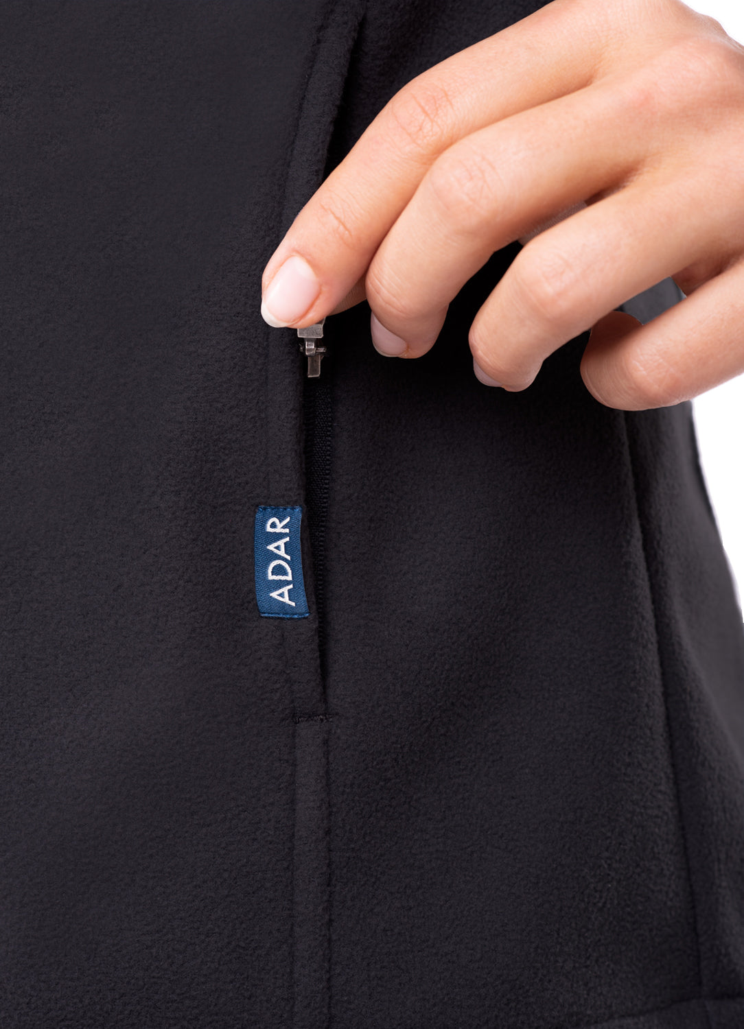 ADAR Pro Womens Performance Full Zip Bonded Fleece Jacket (P7202)