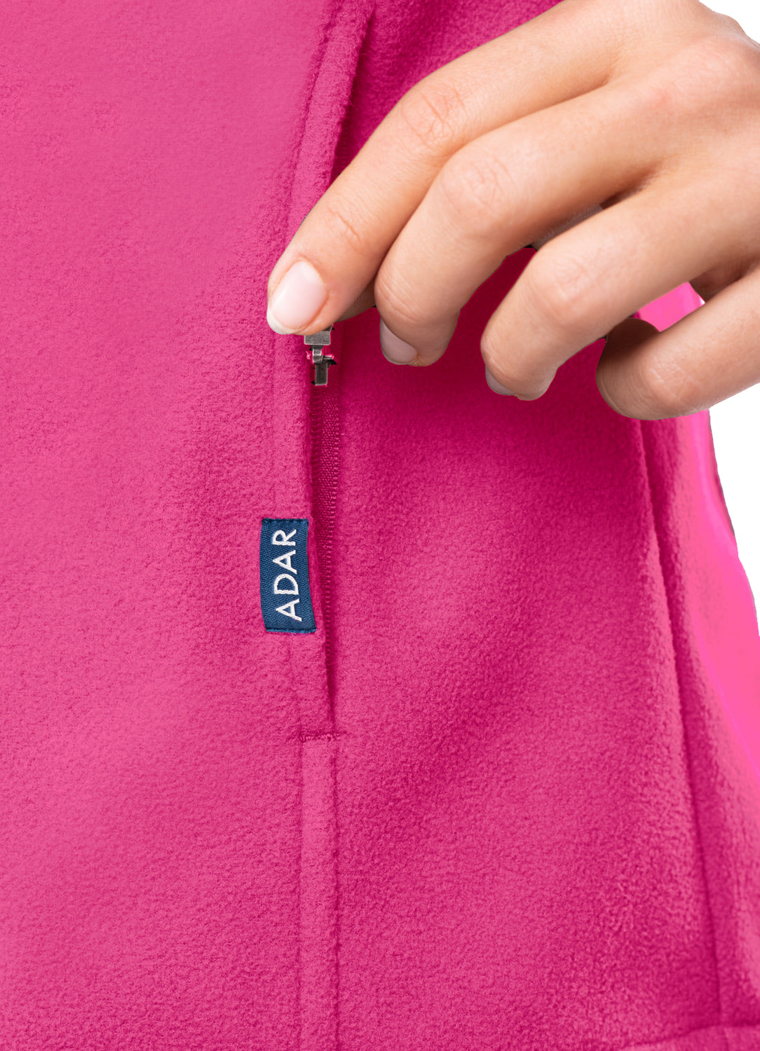 ADAR Pro Womens Performance Full Zip Bonded Fleece Jacket (P7202)