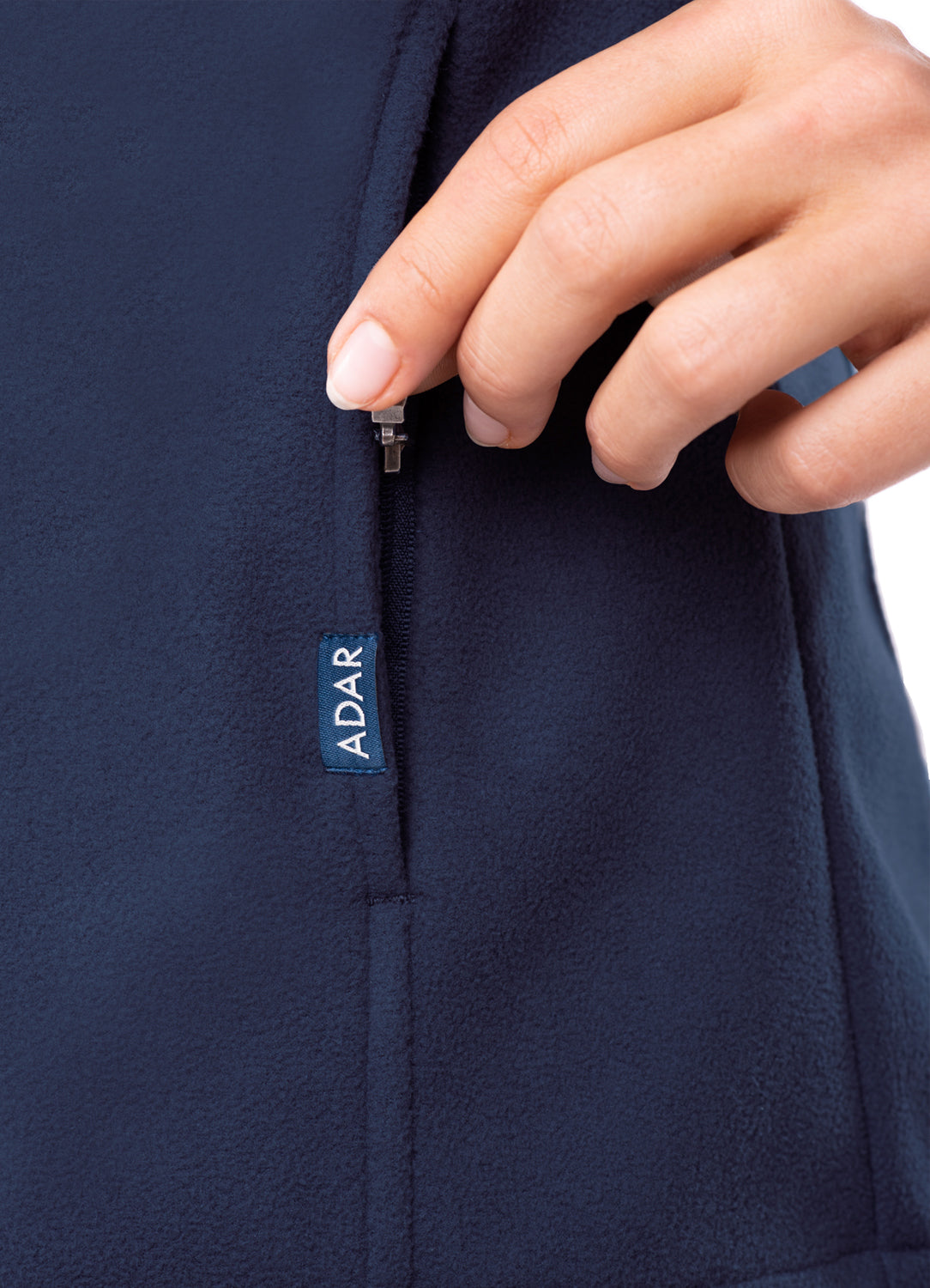 ADAR Pro Womens Performance Full Zip Bonded Fleece Jacket (P7202)