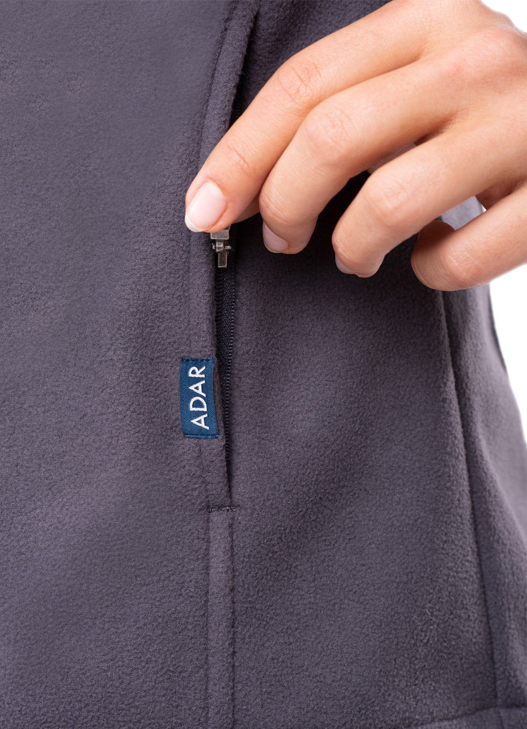 ADAR Pro Womens Performance Full Zip Bonded Fleece Jacket (P7202)