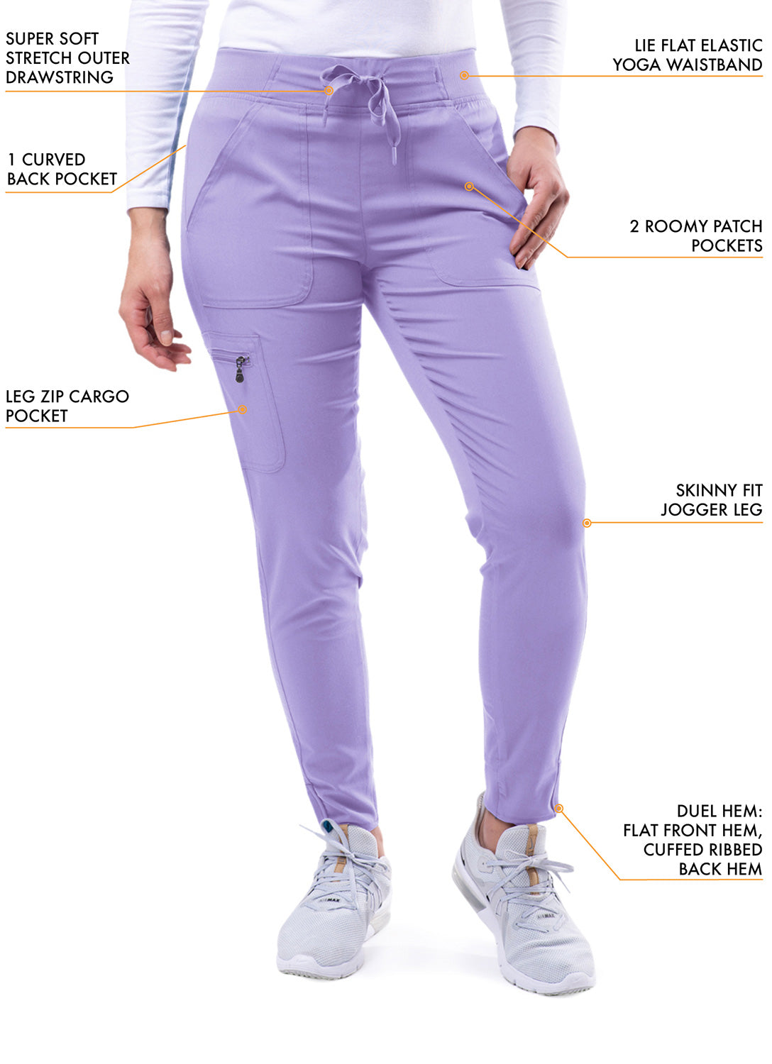 ADAR Pro Women's Movement Booster Jogger Scrub Set (p9400)
