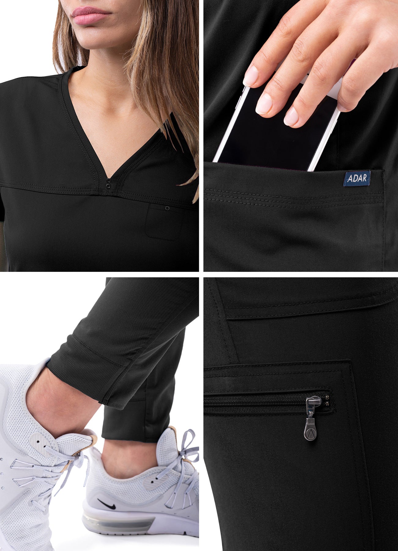 ADAR Pro Women's Movement Booster Jogger Scrub Set (P9400)