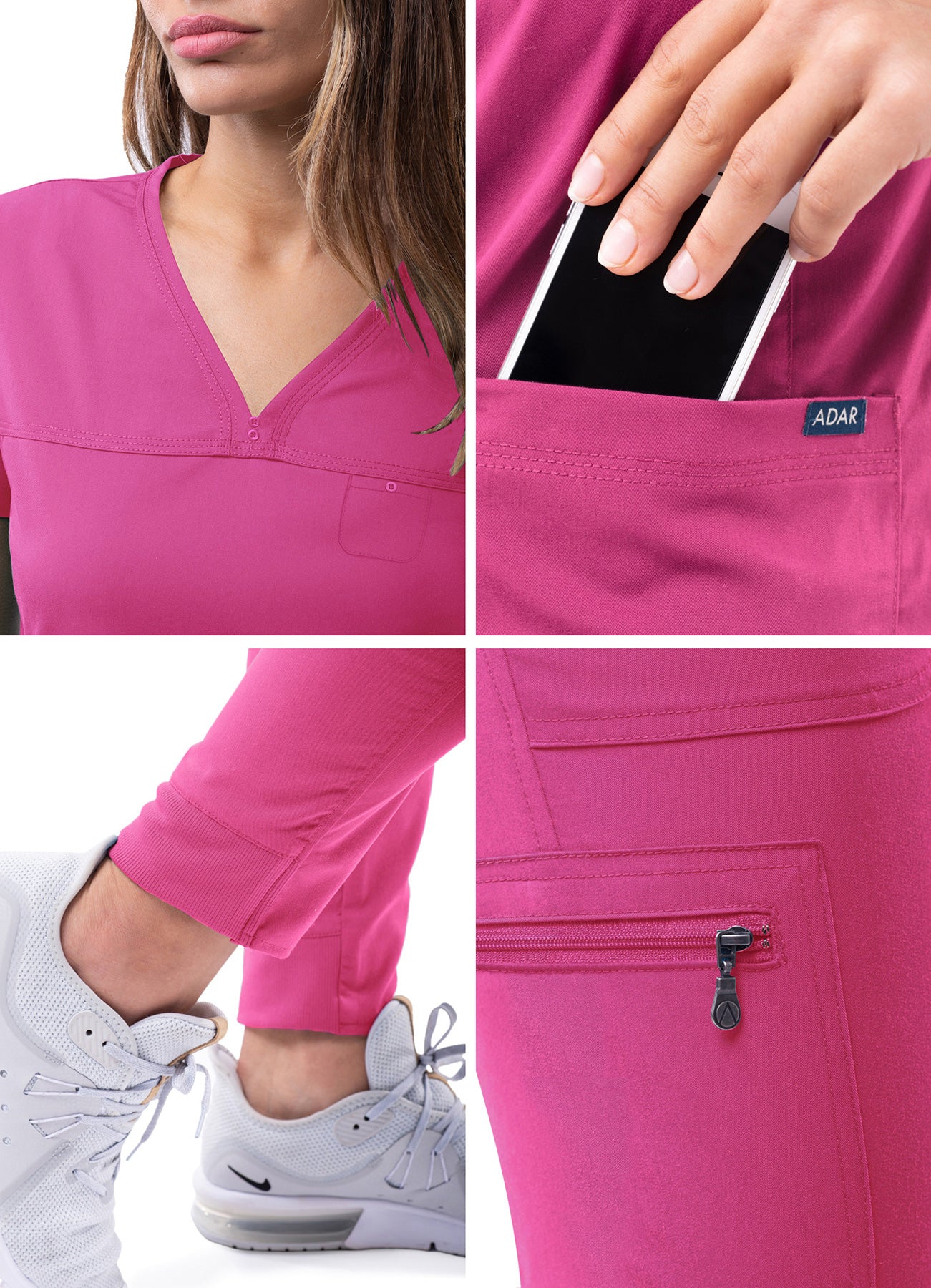 ADAR Pro Women's Movement Booster Jogger Scrub Set (P9400)