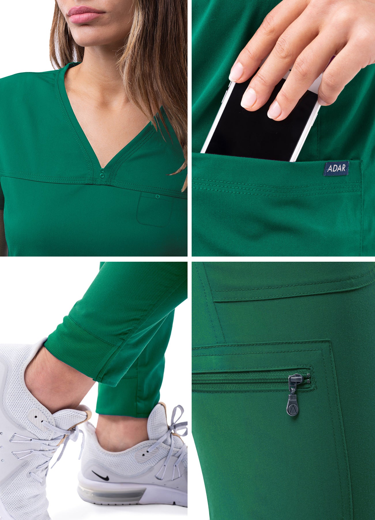 ADAR Pro Women's Movement Booster Jogger Scrub Set (P9400)