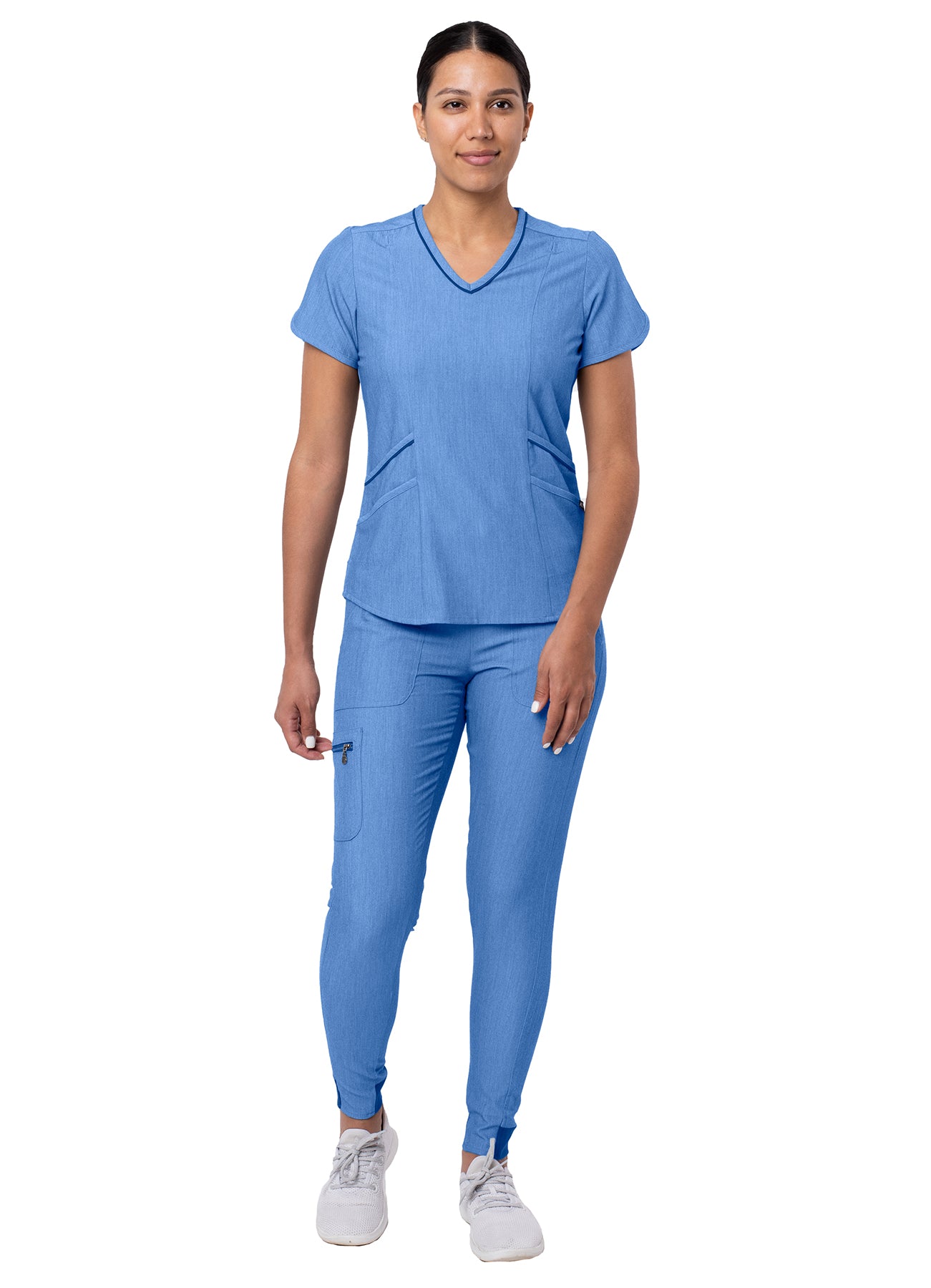 ADAR Pro Women's Tailored V Neck Scrub Top (P7002)