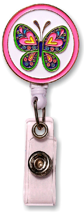 Butterfly - Smart Charms Enamel Badge Reel