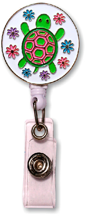 Turtle - Smart Charms Enamel Badge Reel