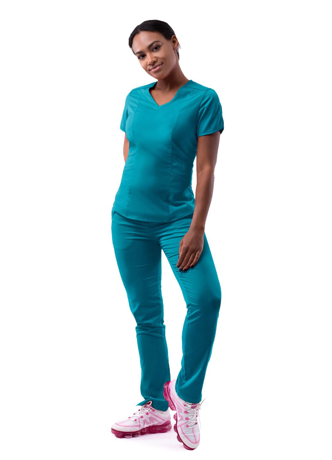 ADAR Pro Women's Modern V-Neck Scrub Top (P7002)