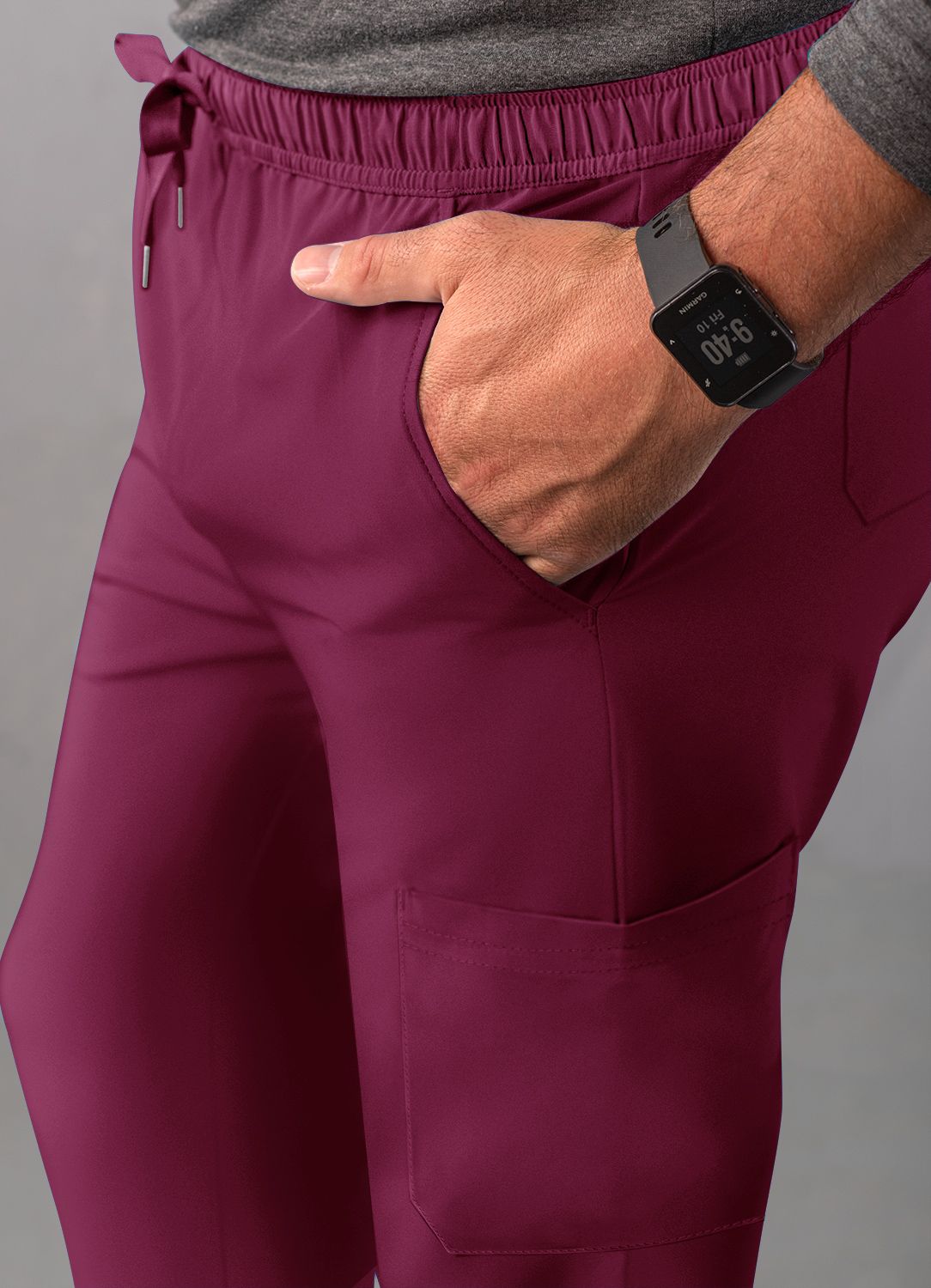 ADAR Addition Men's Slim Leg Cargo Drawstring Pant (A6106)