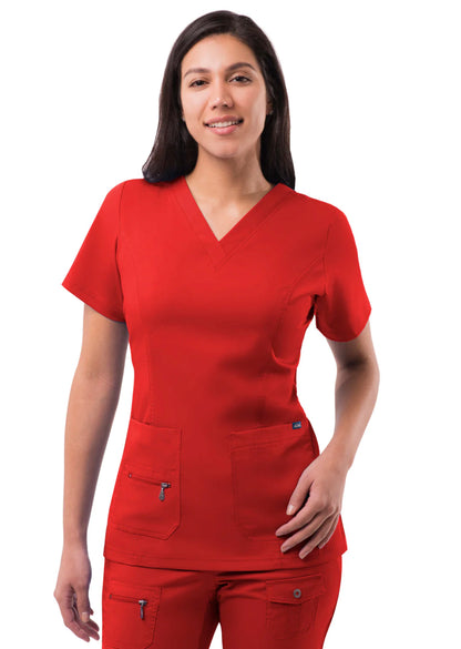 Women’s Elevated V Neck Scrub Top (P4212)