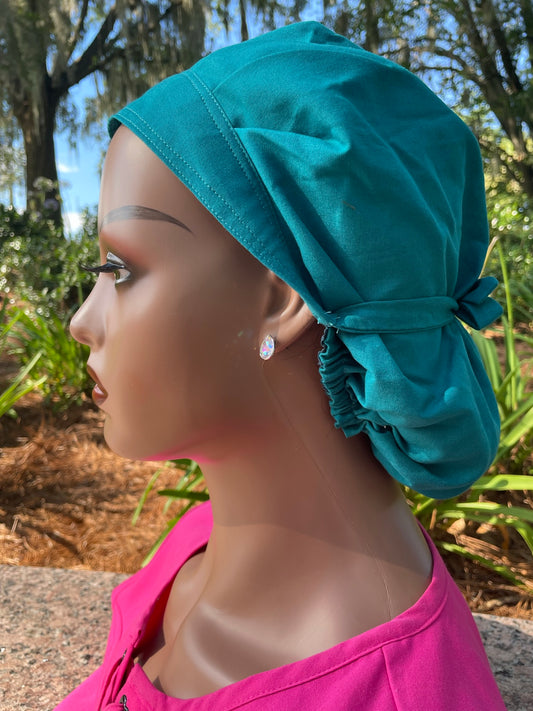 Scrub Cap Solid-Satin Lined