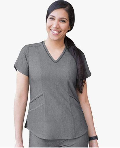 ADAR Pro Women’s Tailored V Neck Scrub Top