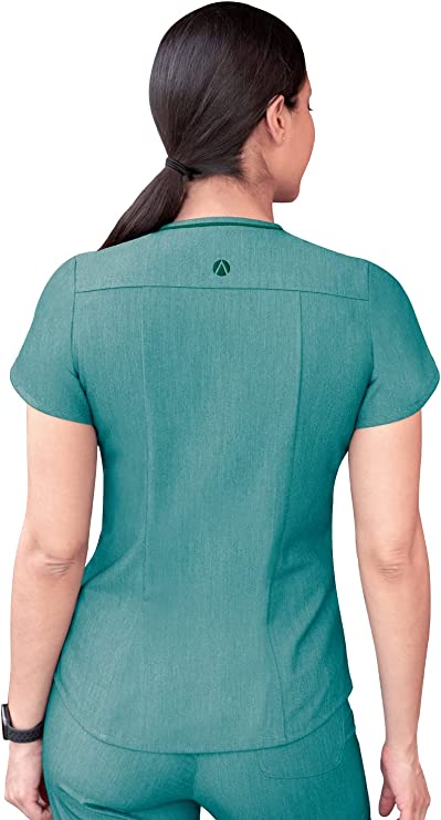 ADAR Pro Women's Tailored V Neck Scrub Top (P7002)