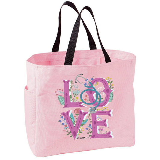 Pink Love Tote Bag