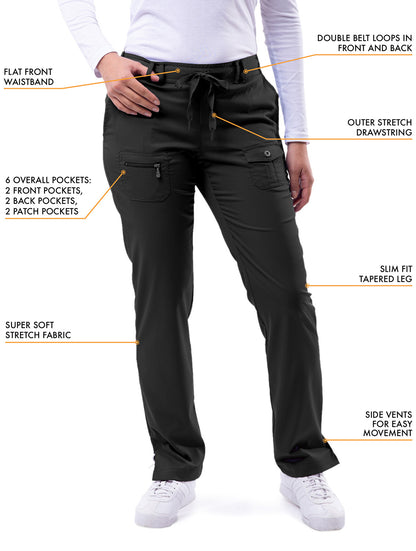 ADAR Pro Women’s Slim Fit 6 Pocket Pant