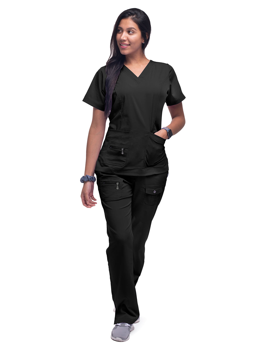 ADAR Pro Womens Elevated V-neck Scrub Top (p4212)