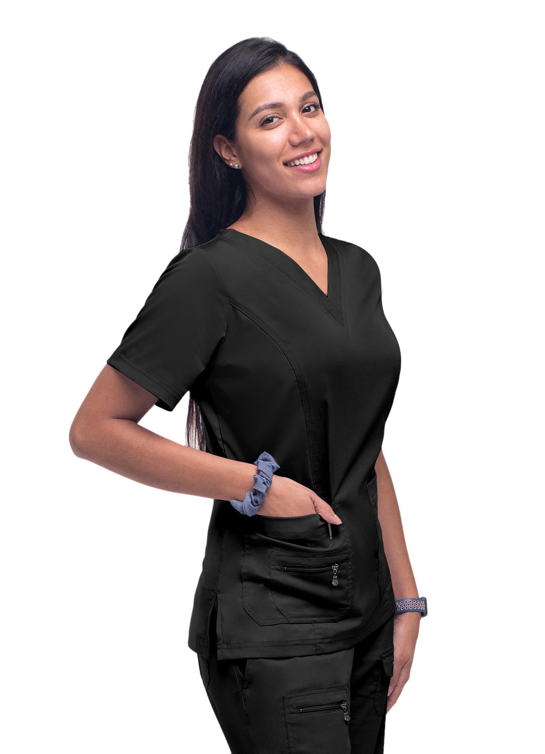 ADAR Pro Womens Elevated V-neck Scrub Top (p4212)