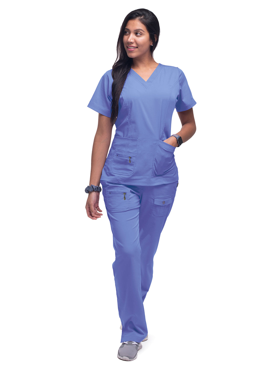 ADAR Pro Womens Elevated V-neck Scrub Top (p4212)