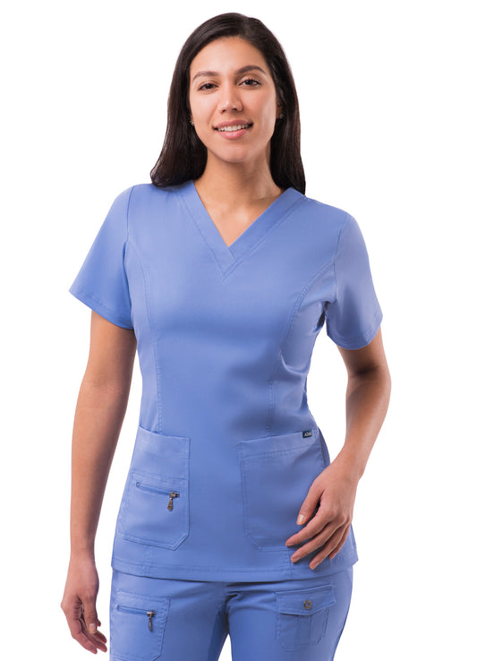 ADAR Pro Womens Elevated V-neck Scrub Top (p4212)