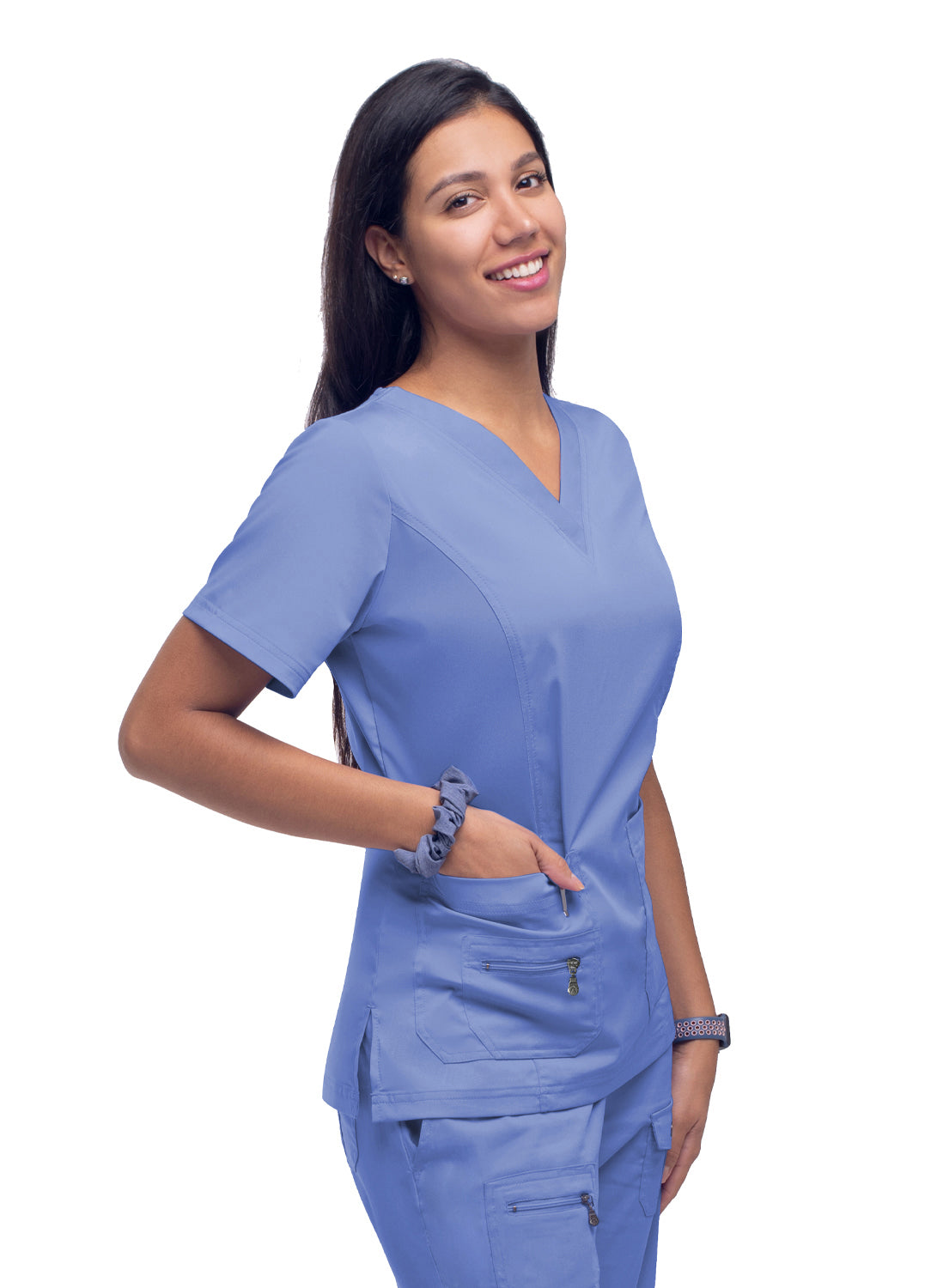 ADAR Pro Womens Elevated V-neck Scrub Top (p4212)