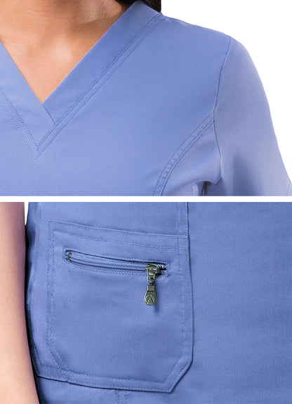 ADAR Pro Womens Elevated V-neck Scrub Top (p4212)