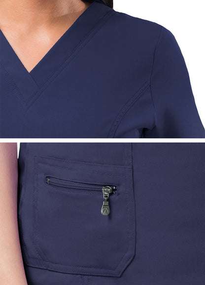 ADAR Pro Womens Elevated V-neck Scrub Top (P4212)