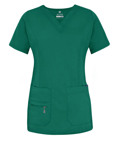 ADAR Pro Womens Elevated V-neck Scrub Top
