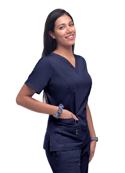 ADAR Pro Womens Elevated V-neck Scrub Top (P4212)