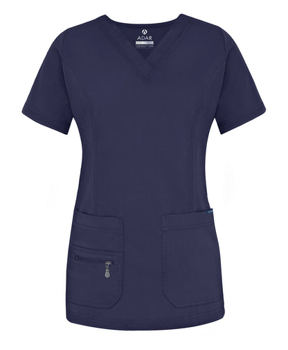 ADAR Pro Womens Elevated V-neck Scrub Top (P4212)