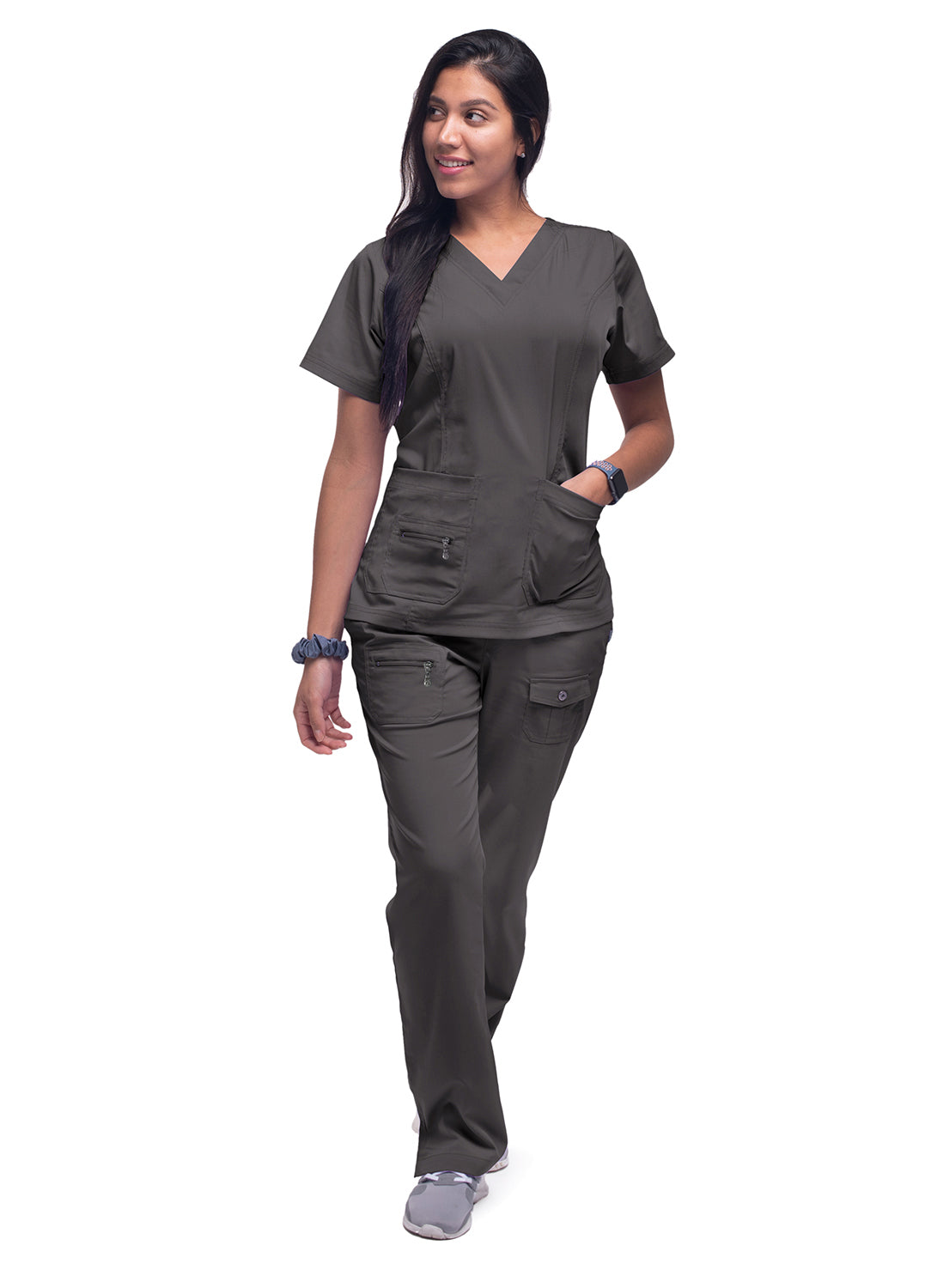 ADAR Pro Womens Elevated V-neck Scrub Top (P4212)