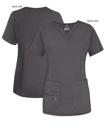ADAR Pro Womens Elevated V-neck Scrub Top (P4212)