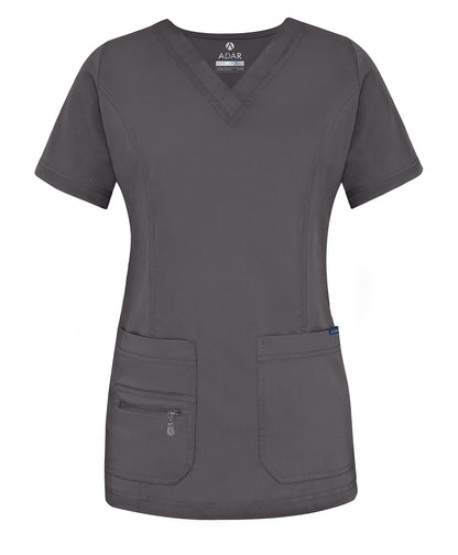 ADAR Pro Womens Elevated V-neck Scrub Top (P4212)
