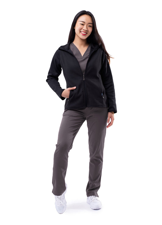 ADAR Pro Womens Performance Full Zip Bonded Fleece Jacket (P7202)