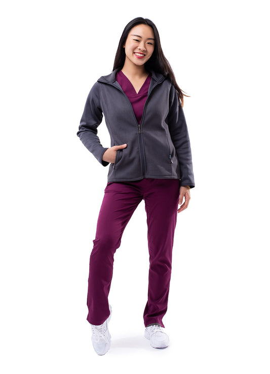 ADAR Pro Womens Performance Full Zip Bonded Fleece Jacket (P7202)