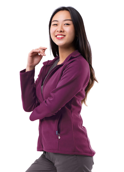 ADAR Pro Womens Performance Full Zip Bonded Fleece Jacket (P7202)